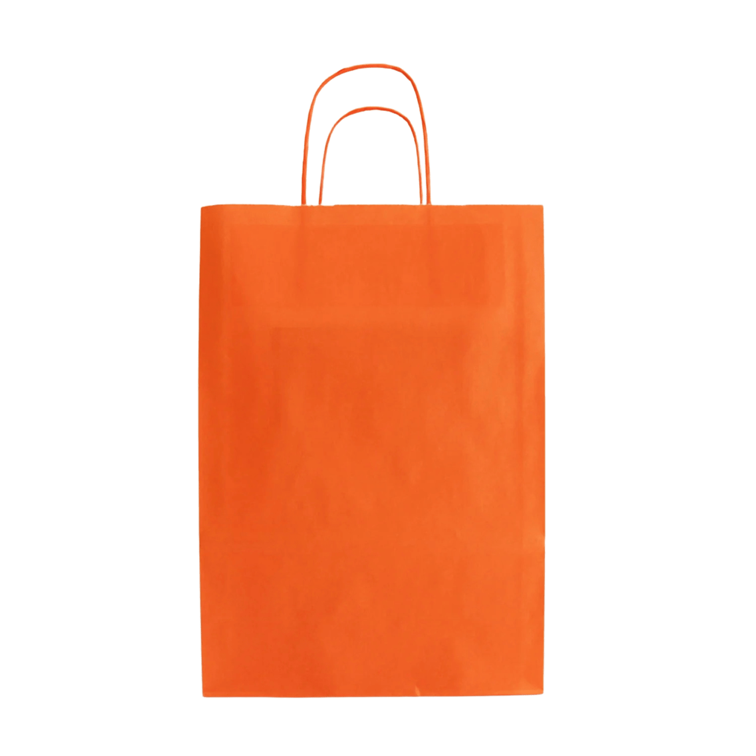 Papirnate vrećice s pletenom ručkom-NARANČASTA  180X80X220mm